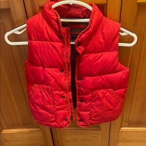 GAP Gray and Red Vest